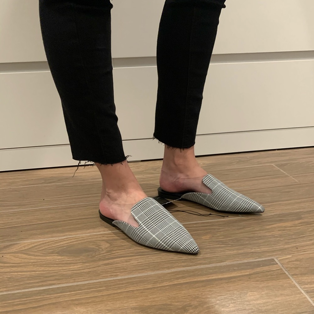 Plaid loafers